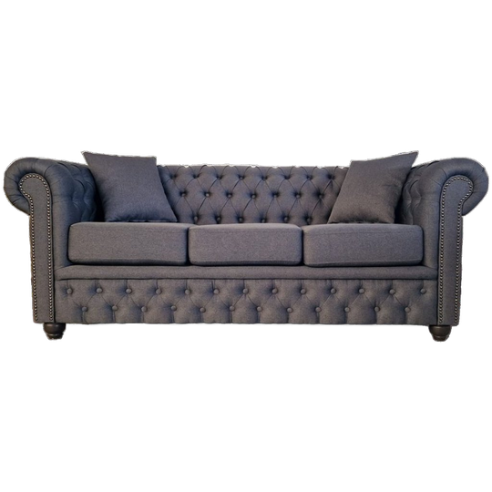 Chesterfield Bank Bahama Antracietgrijs (3-zits) 1