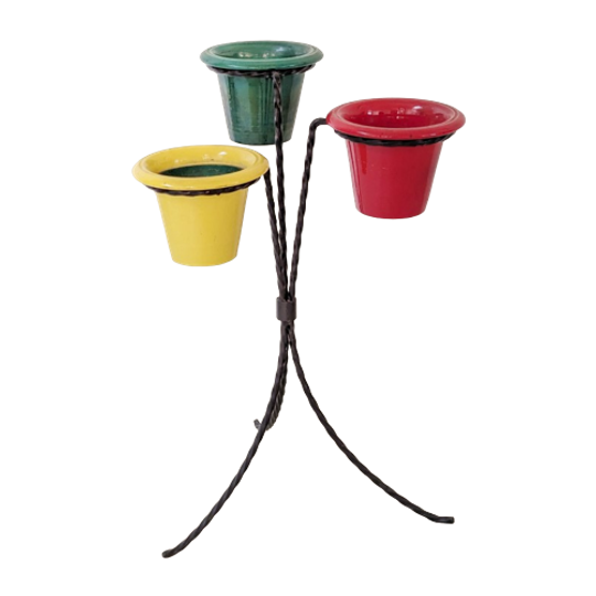 Nc42 – Plantentafel – Etagère – Jaren 50 1