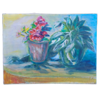 Origineel Acrylschilderij. Groen, Meerkleurig Schilderij thumbnail 1