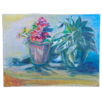 Origineel Acrylschilderij. Groen, Meerkleurig Schilderij