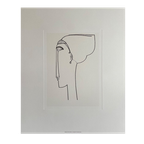A. Modigliani, Testa Di Profilo,1911 Edizioni Acte3, Firenze thumbnail 1