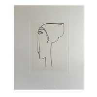 A. Modigliani, Testa Di Profilo,1911 Edizioni Acte3, Firenze