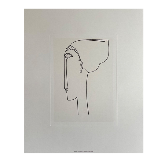 A. Modigliani, Testa Di Profilo,1911 Edizioni Acte3, Firenze 1