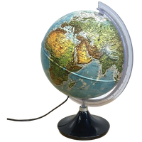 Vintage Globelamp Wereldbol Tafellamp