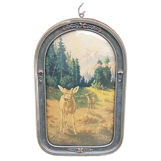 Antieke Lijst Van De Chicago Portrait Co. , Gebold Glas. 1