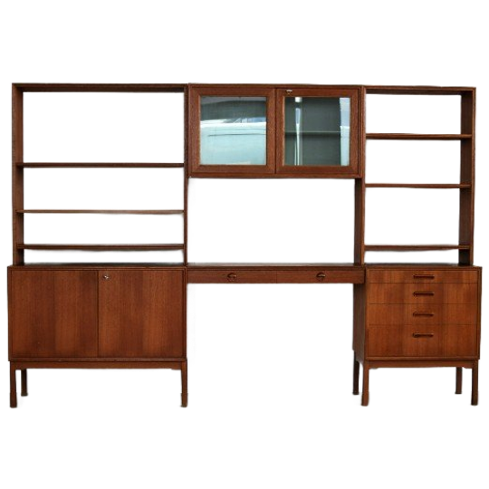Vintage Wandmeubel | Teak | Karlitt | Jaren 60 | Zweeds 1