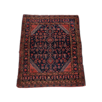 Prachtig, Uniek, Oud En Kleurrijk Vintage Oosters Vloerkleed 145x110cm