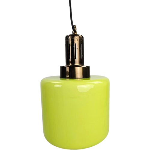 Groene Glazen Hanglamp Uit Italië, Meerdere Te Koop
