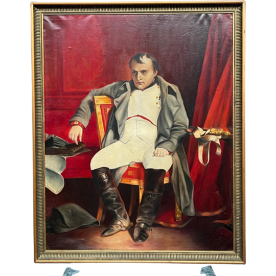 Schilderij "napoleon In Fontainebleau". 1
