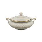 Bavaria Schumann Arzberg Barok Wit Reliëf Terrine thumbnail 1