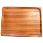 Retro Vintage Dienblad Teakhout Jaren 60 thumbnail 1