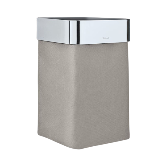 Blomus Nexio Handdoekmand Textiel Roestvrij Staal Taupe Wandbevestiging 1