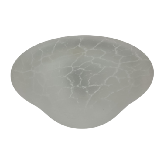 Massive - België - Xl Plafonniere - Gesatineerd Glas - Paddenstoel - 80's 1