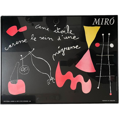 Miro Art-Print Une Étoile Caresse Le Sein D'Une Négresse