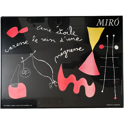 Miro Art-Print Une Étoile Caresse Le Sein D'Une Négresse