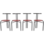 Set Of 4 Postmodern Dining Chairs, 1980s thumbnail 1