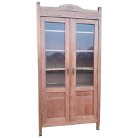 Vintage Vitrinekast Antieke Art Deco Kast Jr 20 Eiken Kastje