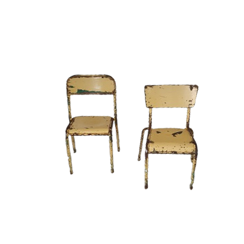 Old Stacking School Chairs 1950S