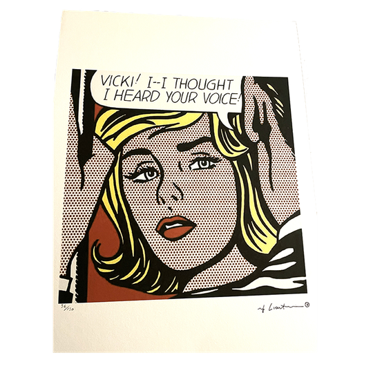Roy Lichtenstein (1923-1997) - Vicki! 1