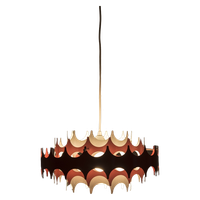 Wit/Oranje Metalen Hanglamp 53258