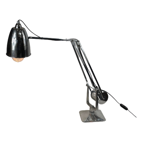 Gispen / Giso Chrome Plated / Polished Desk Lamp (also Wall Mounted Lamp) - ‘rooney’ - Anglepoise 1