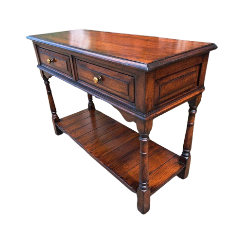 Klassiek Engelse Sidetable, Wandtafel, Console.