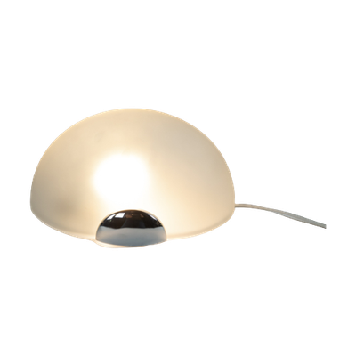 Sce - Société Centrale D’Eclairage - Wandlamp - France - Gesatineerd Glas - Wit - 1970'S