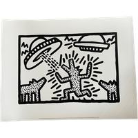 Keith Haring Untitled, 1982 Dogs With Ufo’S Licensed By Artestar, New York