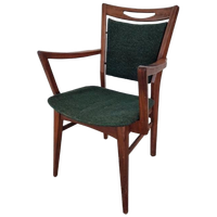 Vintage Deense Teak Stoel Met Armleuningen Design