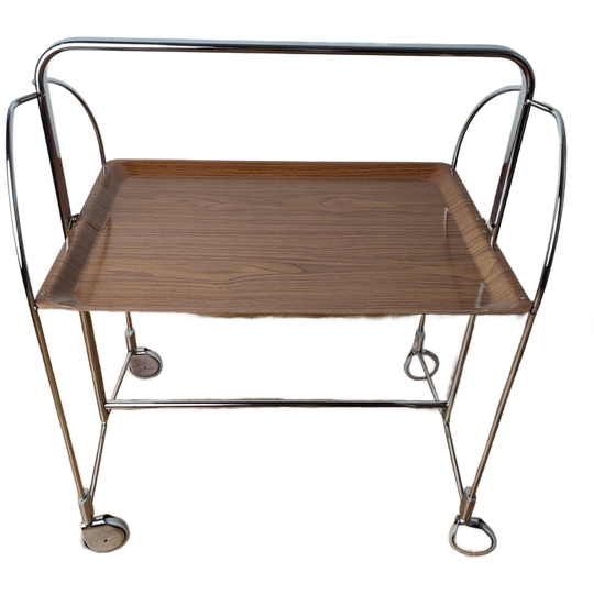Serveer Trolley Serveerwagen Opvouwbaar '70 Gerlinol Dinett 1