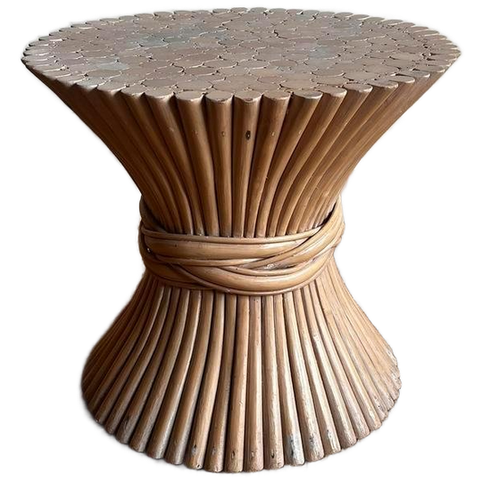 Mcguire Rotan Bamboe Salontafel Bijzettafel Vintage 1