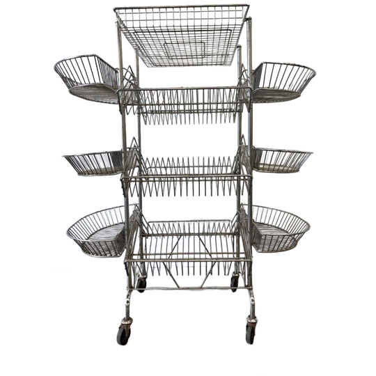 Vintage Ijzeren Rek / Etagere / Display 1