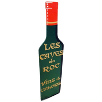 Origineel Reclamebord Van Een Wijnfles(komt Uit Frankrijk)🍷