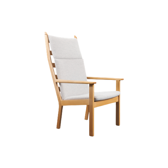 High Back Easy Lounge Chair / Fauteuil Ge 284a By Hans Wegner For Getama 1