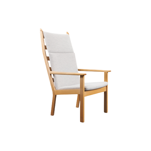 High Back Easy Lounge Chair / Fauteuil Ge 284A By Hans Wegner For Getama