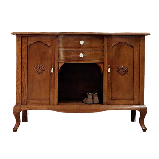 Vintage Ruime Sierlijke Commode Speelgoedkast “sev” 1