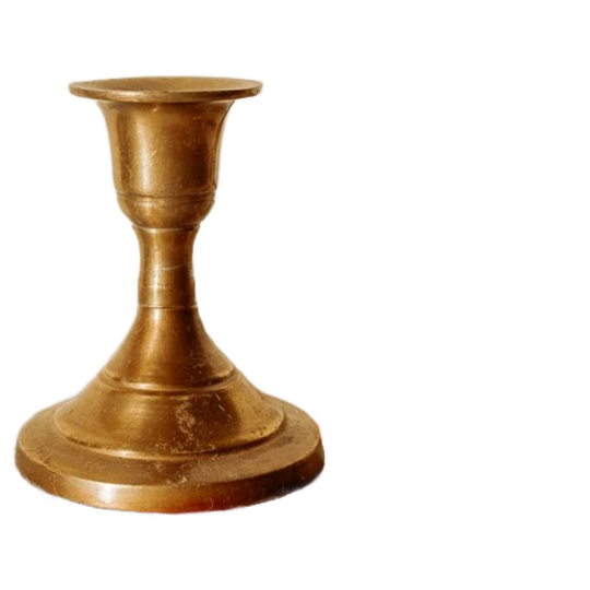 Messing Kandelaar Voor Diner Kaars 1