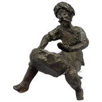 Bronzen Figuur Marktkoopman