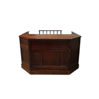 Antieke Spreektafel Voor De Rechtbank