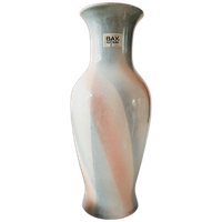 Vintage Bay Keramik West Germany Vaas Roze Blauw