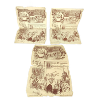 3x Programma Historische Stoet Brugge 1887