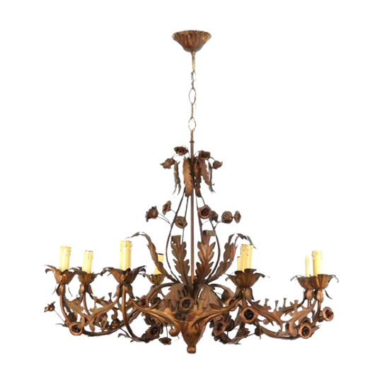 Td24 – Kroonluchter – Chandelier – Flowers 1