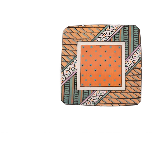 Postmodern Porcelain Plate From Dorothy Hafner 1