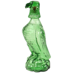 Groene Glazen Karaf Roofvogel Arend Bessi Italy 29cm thumbnail 1