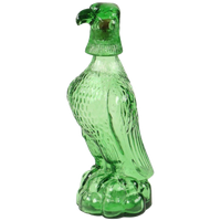 Groene Glazen Karaf Roofvogel Arend Bessi Italy 29cm