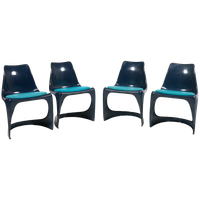 Set Of 4 Steen Ostergaard A-line Chairs By CADO