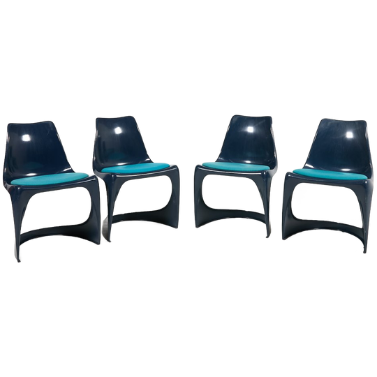 Set Of 4 Steen Ostergaard A-line Chairs By CADO 1