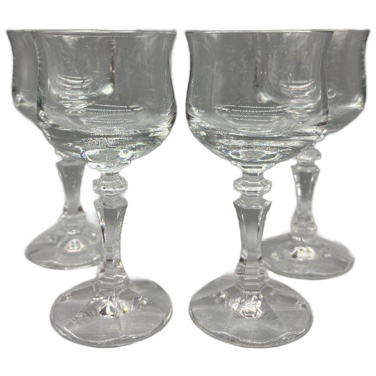 Set Kleine Wijnglazen Zwaar Kristal 4 Stuks 1