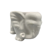 Grote Bloempot Olifant Wit