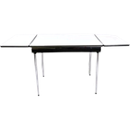 Vintage Formica Keukentafel Jaren 60-70 Uitschuifbaar thumbnail 1